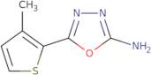 5-(3-Methylthiophen-2-yl)-1,3,4-oxadiazol-2-amine
