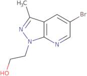 2-{5-Bromo-3-methyl-1H-pyrazolo[3,4-b]pyridin-1-yl}ethan-1-ol