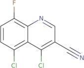 4,5-Dichloro-8-fluoroquinoline-3-carbonitrile