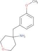 4-[(3-Methoxyphenyl)methyl]oxan-4-amine