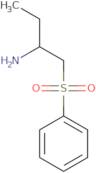 1-(Benzenesulfonyl)butan-2-amine
