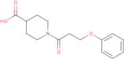 1-(3-Phenoxypropanoyl)piperidine-4-carboxylic acid