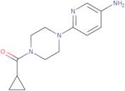 6-(4-Cyclopropanecarbonylpiperazin-1-yl)pyridin-3-amine