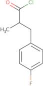 3-(4-Fluorophenyl)-2-methylpropanoyl chloride