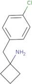 1-[(4-Chlorophenyl)methyl]cyclobutan-1-amine