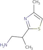 2-(4-Methyl-1,3-thiazol-2-yl)propan-1-amine