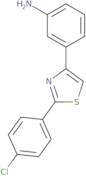 (3-[2-(4-Chlorophenyl)-1,3-thiazol-4-yl]phenyl)amine