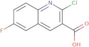 2-Chloro-6-fluoroquinoline-3-carboxylic acid