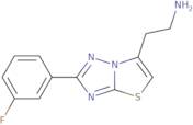 2-[2-(3-Fluorophenyl)-[1,2,4]triazolo[3,2-b][1,3]thiazol-6-yl]ethan-1-amine