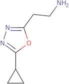 2-(5-Cyclopropyl-1,3,4-oxadiazol-2-yl)ethylamine