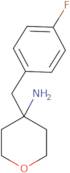 4-[(4-Fluorophenyl)methyl]oxan-4-amine
