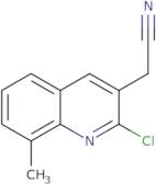 2-(2-Chloro-8-methylquinolin-3-yl)acetonitrile