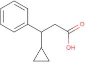 3-Cyclopropyl-3-phenylpropanoic acid