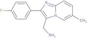 [2-(4-Fluorophenyl)-6-methylimidazo[1,2-a]pyridin-3-yl]methanamine