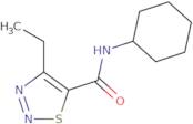 N-Cyclohexyl-4-ethyl-1,2,3-thiadiazole-5-carboxamide