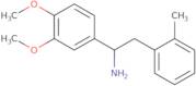 1-(3,4-Dimethoxyphenyl)-2-(2-methylphenyl)ethan-1-amine