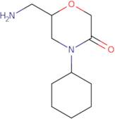 6-(Aminomethyl)-4-cyclohexylmorpholin-3-one