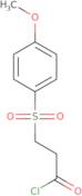 3-((4-Methoxyphenyl)sulfonyl)propanoyl chloride