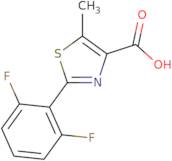 2-(2,6-Difluorophenyl)-5-methyl-1,3-thiazole-4-carboxylic acid