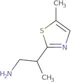 2-(5-Methyl-1,3-thiazol-2-yl)propan-1-amine