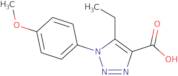 5-Ethyl-1-(4-methoxyphenyl)-1H-1,2,3-triazole-4-carboxylic acid