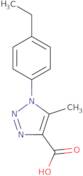 1-(4-Ethylphenyl)-5-methyl-1H-1,2,3-triazole-4-carboxylic acid