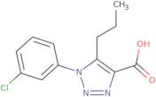 1-(3-Chlorophenyl)-5-propyl-1H-1,2,3-triazole-4-carboxylic acid