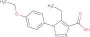 1-(4-Ethoxyphenyl)-5-ethyl-1H-1,2,3-triazole-4-carboxylic acid