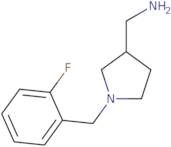 {[1-(2-Fluorobenzyl)-3-pyrrolidinyl]methyl}amine dihydrochloride hydrate