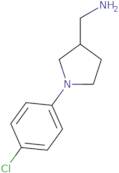 (1-(4-Chlorophenyl)pyrrolidin-3-yl)methanamine