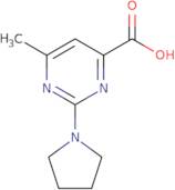 6-Methyl-2-(pyrrolidin-1-yl)pyrimidine-4-carboxylic acid