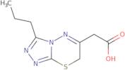 2-{3-Propyl-7H-[1,2,4]triazolo[3,4-b][1,3,4]thiadiazin-6-yl}acetic acid