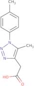2-[5-Methyl-1-(4-methylphenyl)-1H-1,2,3-triazol-4-yl]acetic acid