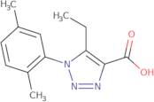 1-(2,5-Dimethylphenyl)-5-ethyl-1H-1,2,3-triazole-4-carboxylic acid