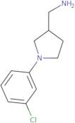 {[1-(3-Chlorophenyl)-3-pyrrolidinyl]methyl}amine hydrochloride dihydrate