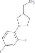 (1-(2,4-Difluorophenyl)pyrrolidin-3-yl)methanamine