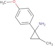 1-(4-Methoxyphenyl)-2-methylcyclopropan-1-amine