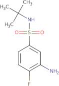 3-Amino-N-tert-butyl-4-fluorobenzene-1-sulfonamide