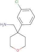 [4-(3-Chlorophenyl)oxan-4-yl]methanamine
