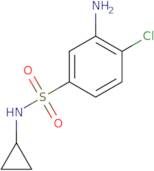 3-Amino-4-chloro-N-cyclopropylbenzene-1-sulfonamide