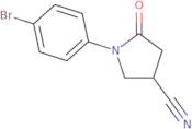 1-(4-Bromophenyl)-5-oxopyrrolidine-3-carbonitrile