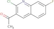 1-(2-Chloro-7-fluoroquinolin-3-yl)ethanone