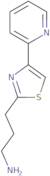 3-[4-(Pyridin-2-yl)-1,3-thiazol-2-yl]propan-1-amine