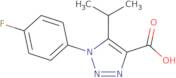 1-(4-Fluorophenyl)-5-(propan-2-yl)-1H-1,2,3-triazole-4-carboxylic acid