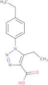 5-Ethyl-1-(4-ethylphenyl)-1H-1,2,3-triazole-4-carboxylic acid