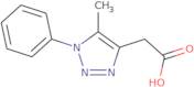 2-(5-Methyl-1-phenyl-1H-1,2,3-triazol-4-yl)acetic acid