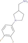 [1-(3,4-Difluorophenyl)pyrrolidin-3-yl]methanamine