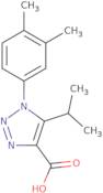 1-(3,4-Dimethylphenyl)-5-isopropyl-1H-1,2,3-triazole-4-carboxylic acid