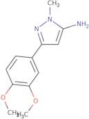 3-Amino-5-(3,4-dimethoxyphenyl)-2-methylpyrazole