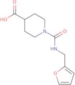 1-[(Furan-2-ylmethyl)carbamoyl]piperidine-4-carboxylic acid